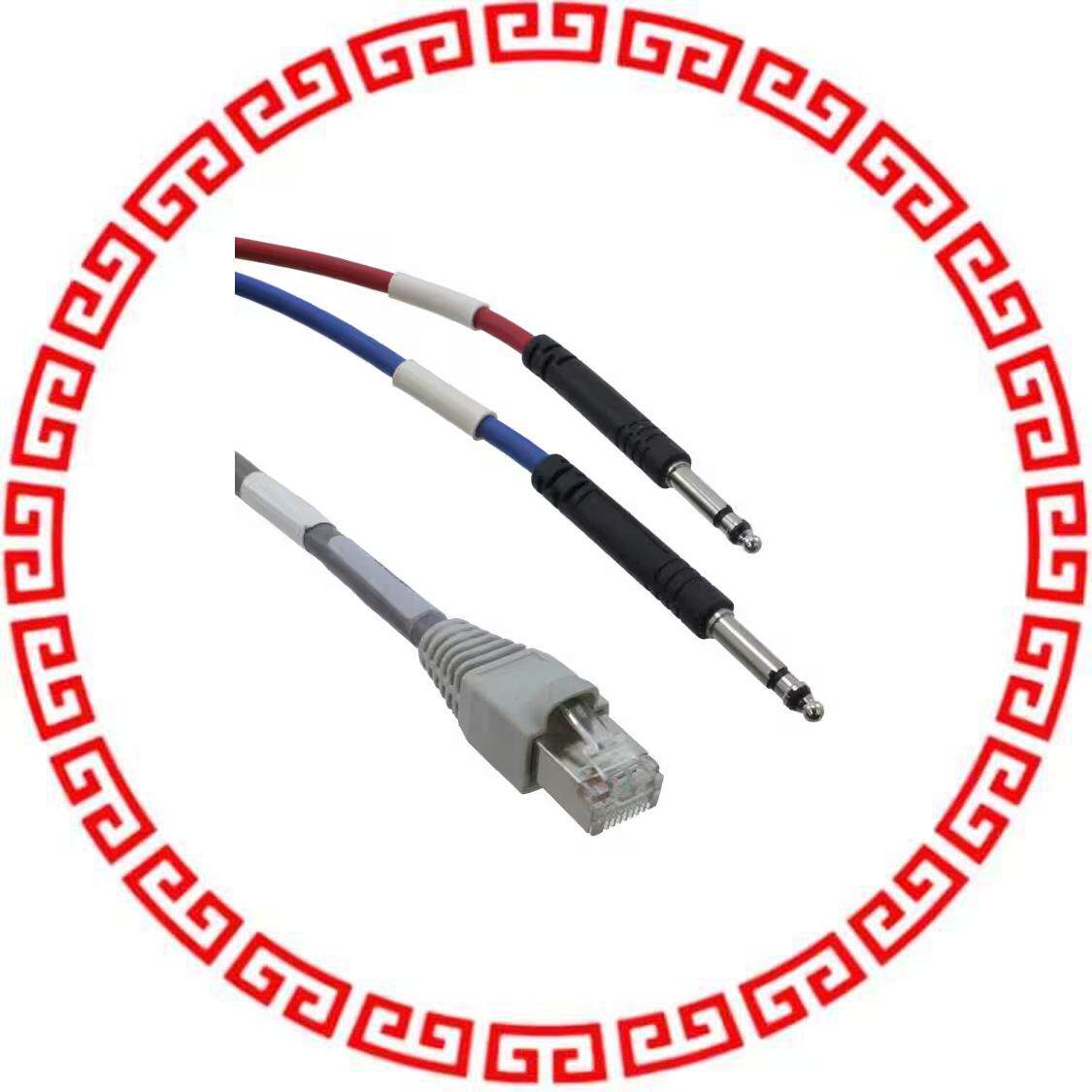6320-96 PLUG BANTAM Y-RJ48/RJ45 CABLE