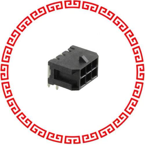 G881A06001TEU CONN MICRO POWER R/A 6PIN