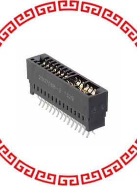 2007088-2 CONN EDGE DUAL FMALE 20POS 0.100