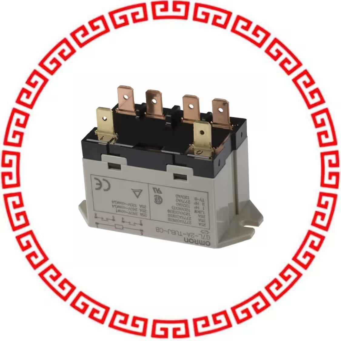 G7L-2A-TUB-J-CB-AC24 RELAY GEN PURPOSE DPST 25A