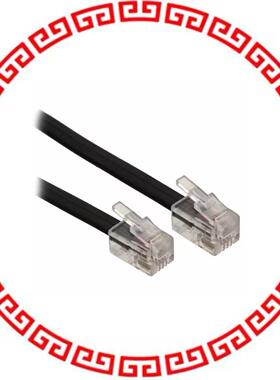 AT-S-26-4/4/B-7/R CABLE MOD 4P4C PLUG-PLUG 7'