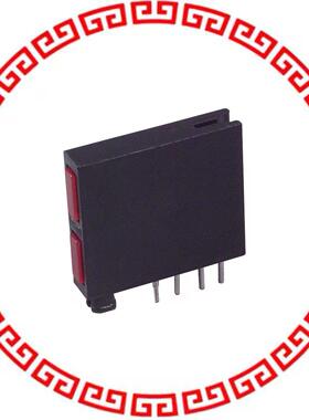 SSF-LXH22573IID LED 2X5MM RA 2-HI RED/RED PCMNT