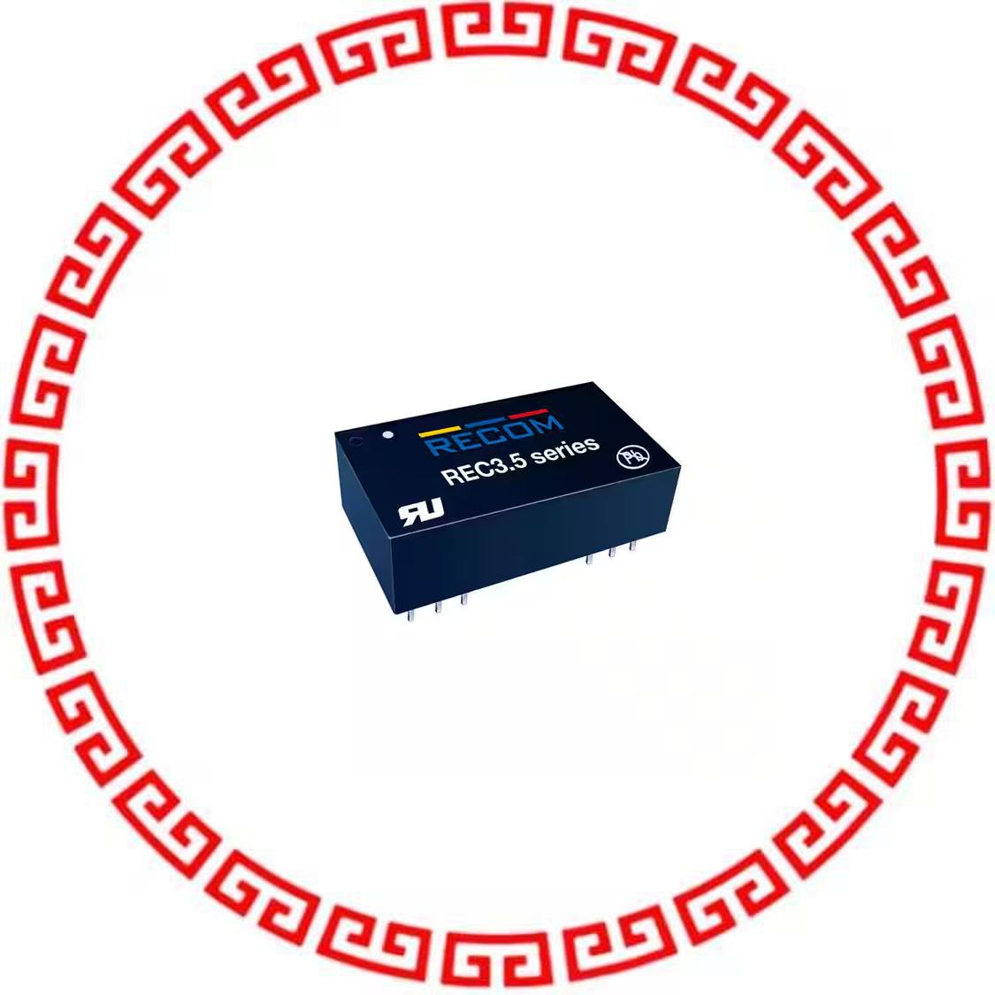 REC3.5-1212DRW/R10/A DC DC CONVERTER +/-12V 3.5W