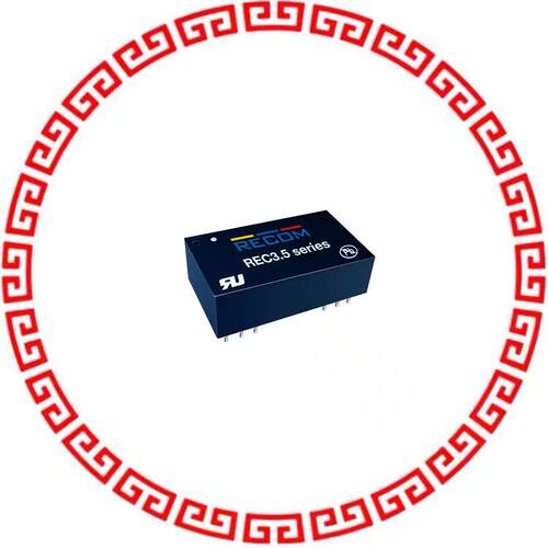 REC3.5-1212DRW/R10/A DC DC CONVERTER +/-12V 3.5W