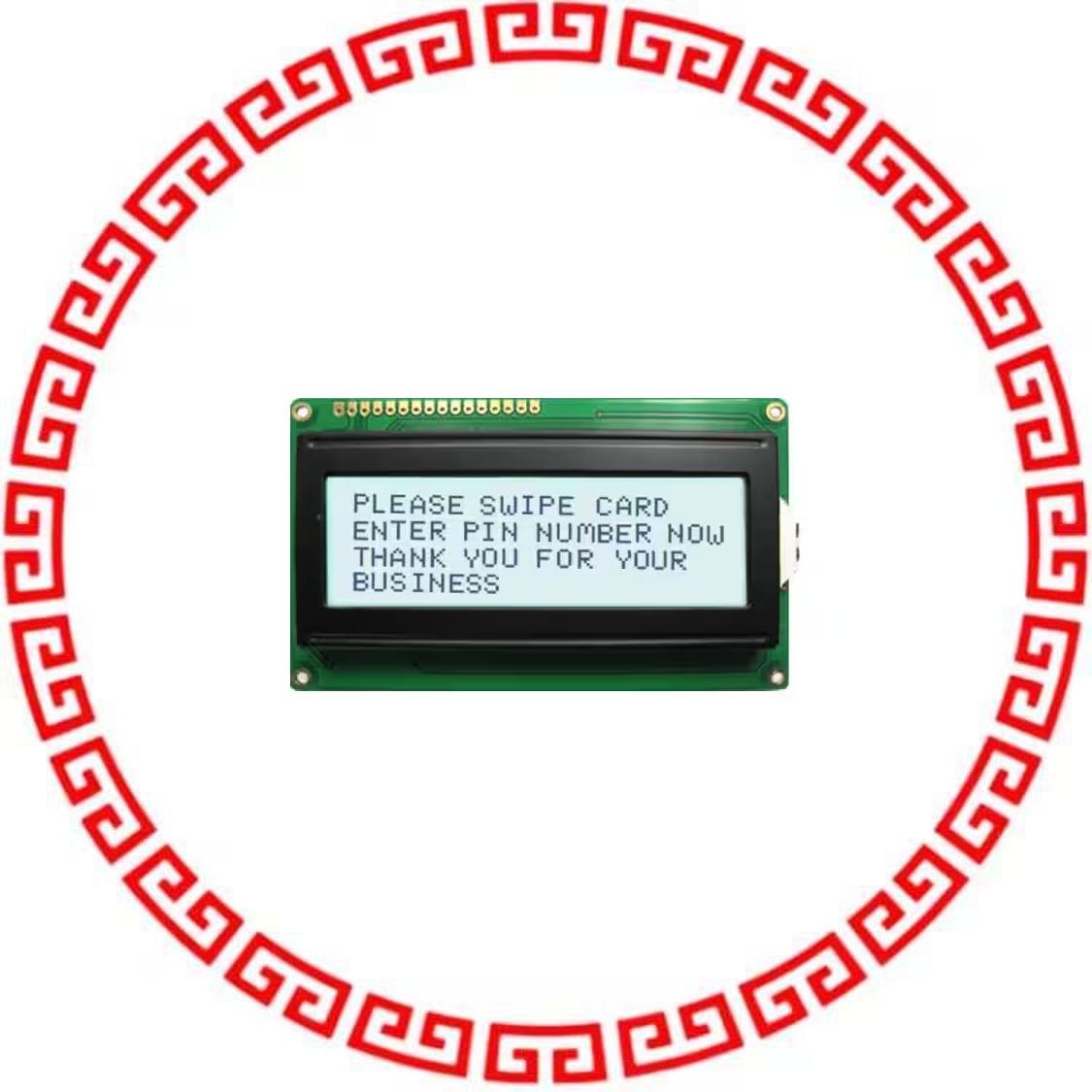 NHD-0420DZ-FSW-FBW LCD MOD CHAR 4X20 WH TRANSFL