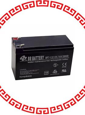BP7-12-T1 BATTERY LEAD ACID 12V 7AH