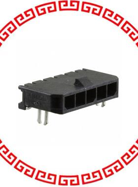 436500510 CONN HEADER 5POS R/A W/CLIP SMD