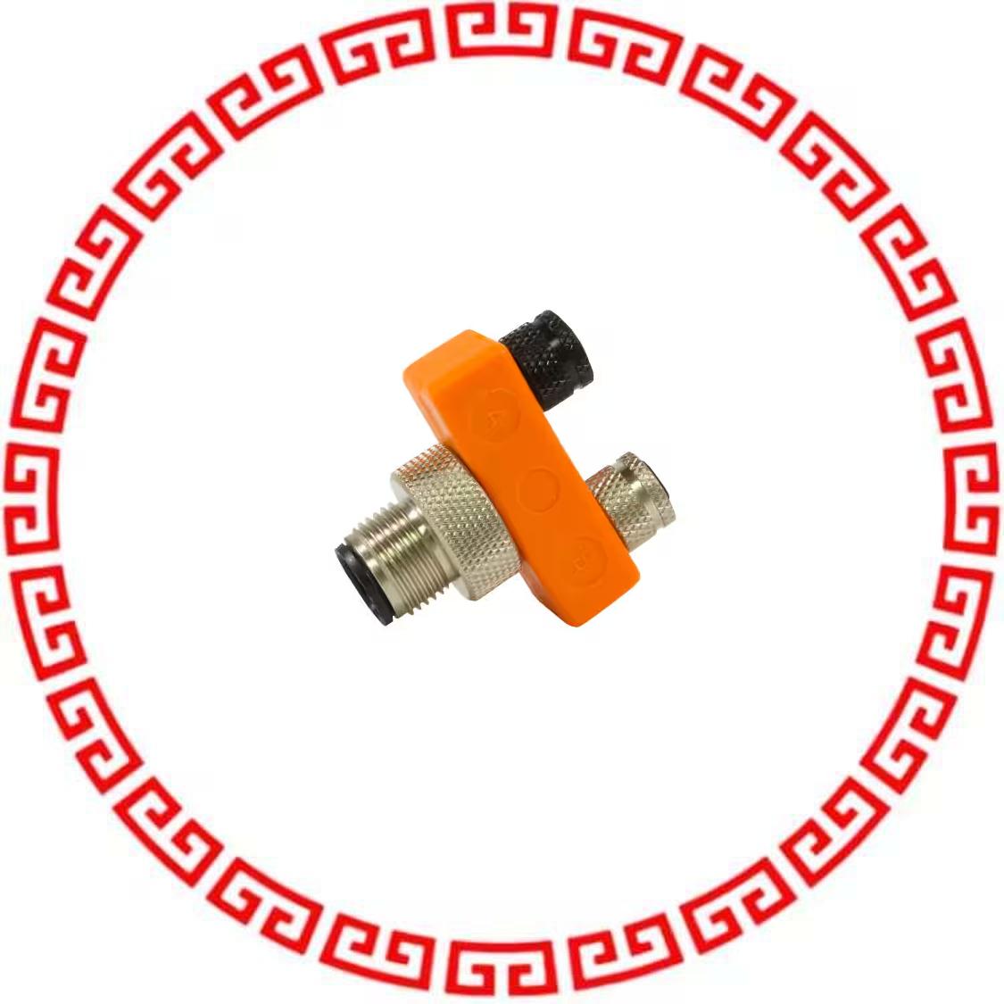 SPL003 OR032 CONN Y-ADAPTER 4P-3P/3P M-F/F