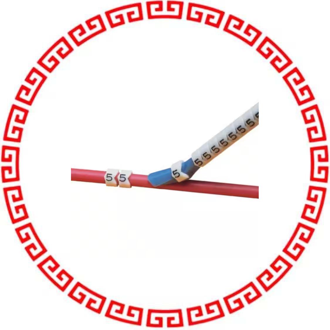 PCA13-B MKR WIRE CLIP ON B/W 300 PC