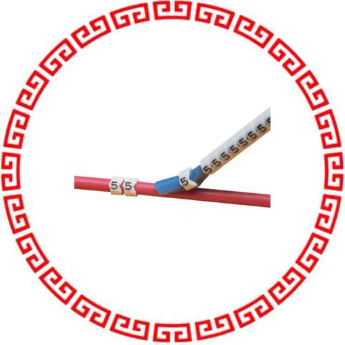PCA13-B MKR WIRE CLIP ON B/W 300 PC
