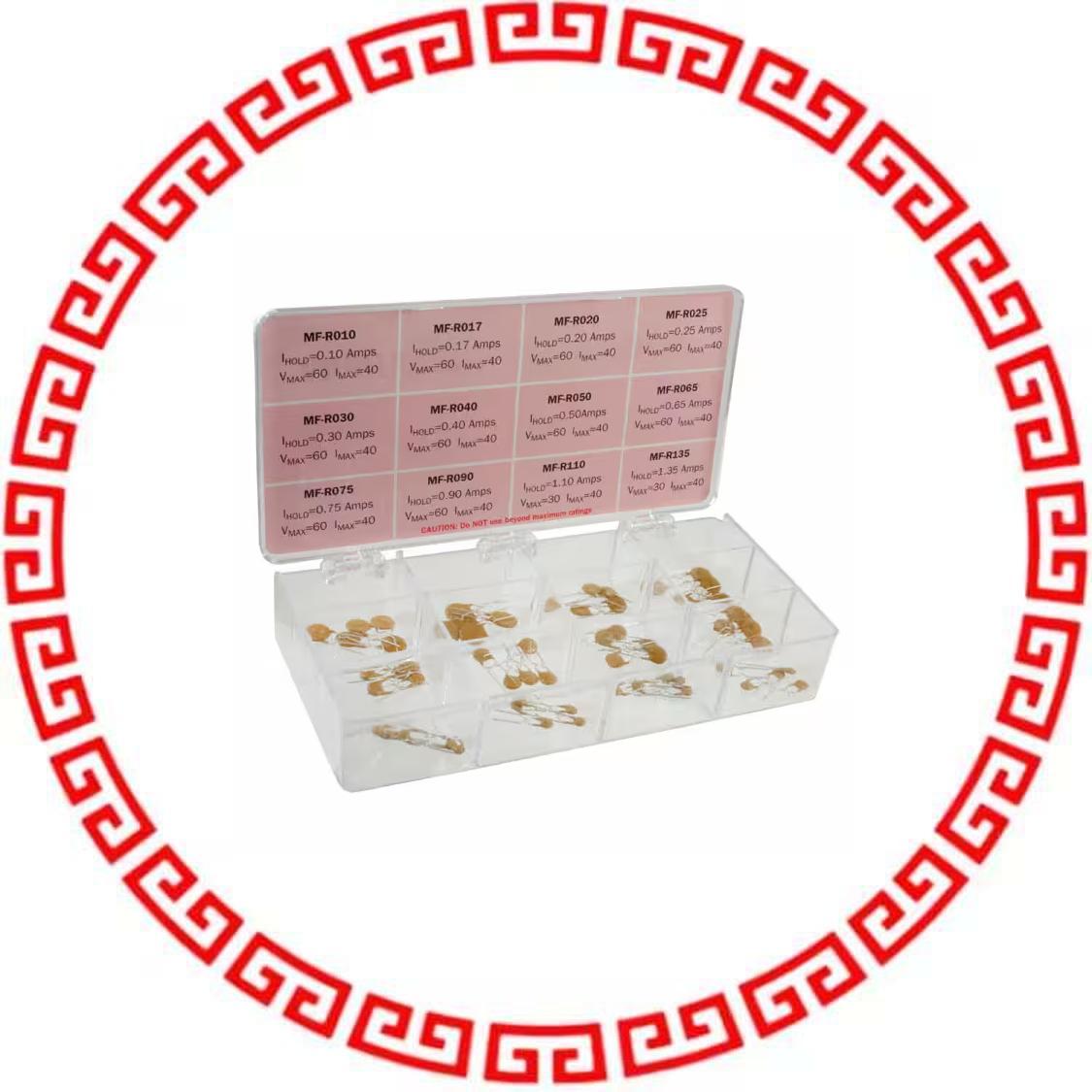 MF-RLAB-L FUSE KIT PTC RST 0.05-1.1A 60PC