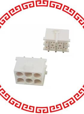 643423-1 CONN HEADER 6POS VERT .250 TIN