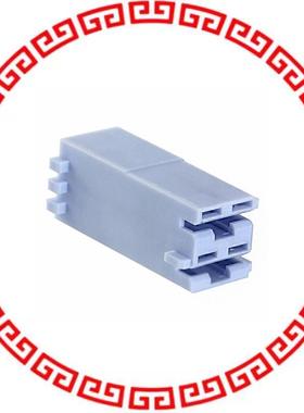 521204-2 CONN RCPT HOUSING 0.25 2POS BLUE