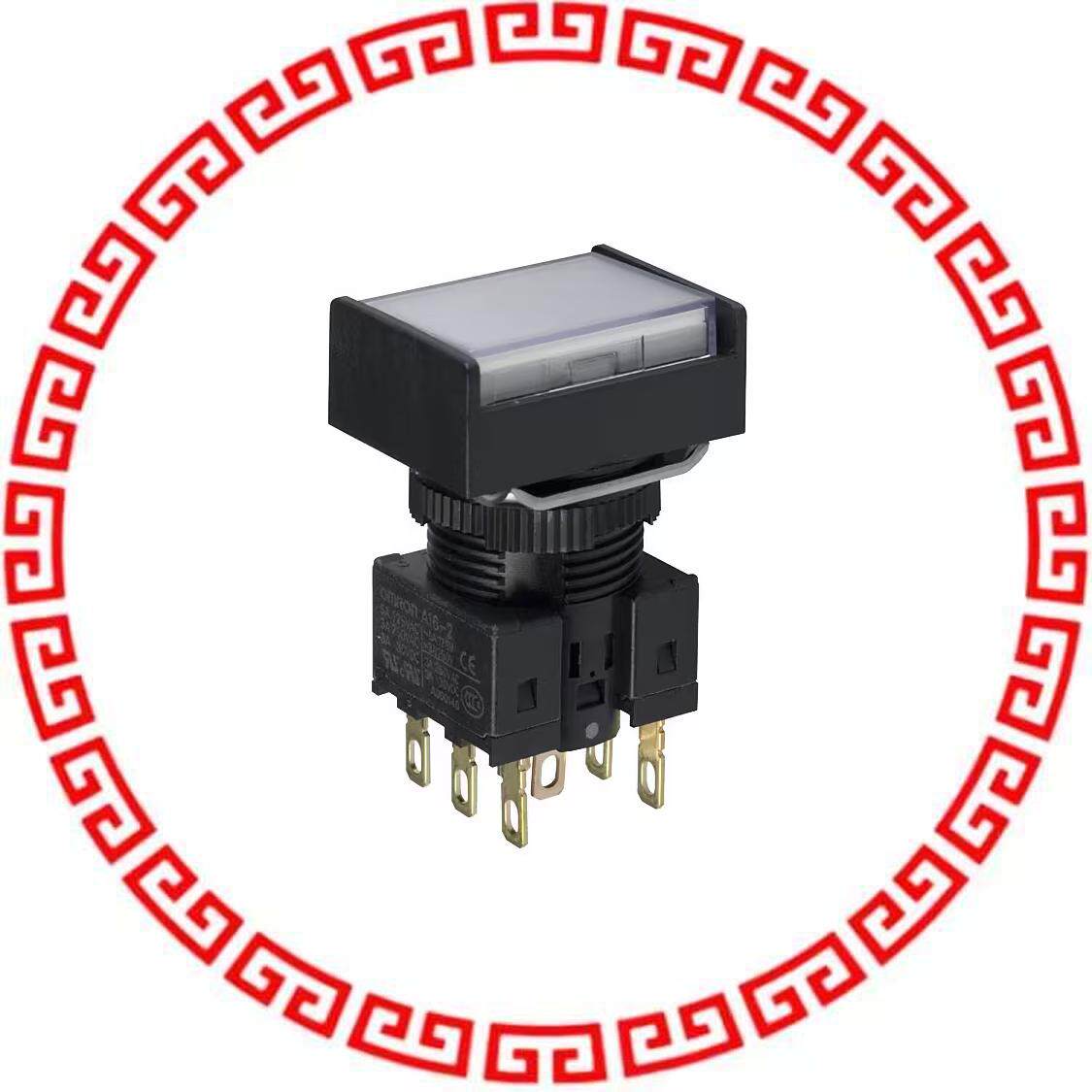 A165L-JWM-24D-1 SWITCH PUSHBUTTON SPDT 5A 125V