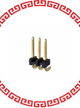 87258-3 CONN HEADER 3POS R/A GOLD