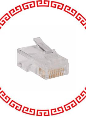 N030-100-FL CONN MOD PLUG 8P8C UNSHLD 1=100