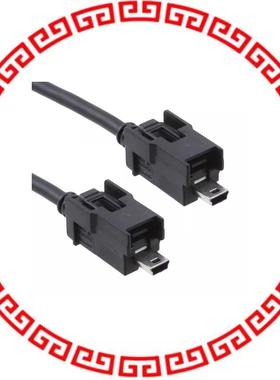 111014-5000 CBL USCAR MINI USB B BLACK 500MM