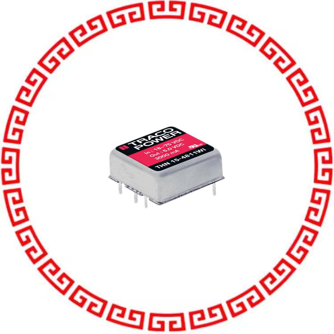 THN 15-2421WI DC DC CONVERTER +/-5V 15W