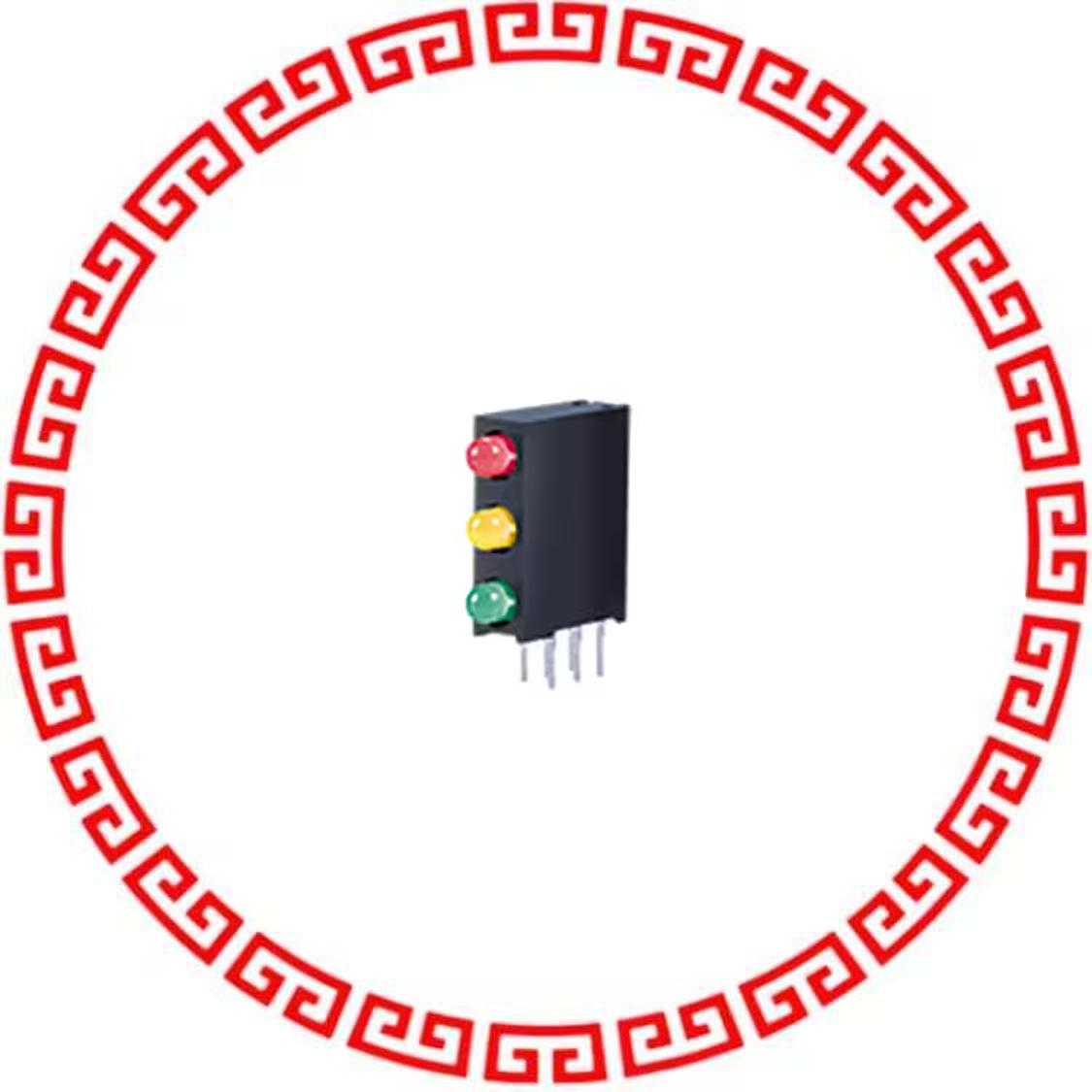WP934SA/IYGD5V REDYELLOWGREEN TRI-LEVEL LED IND