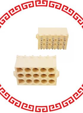 350434-1 CONN HEADER 15POS VERT .250 TIN