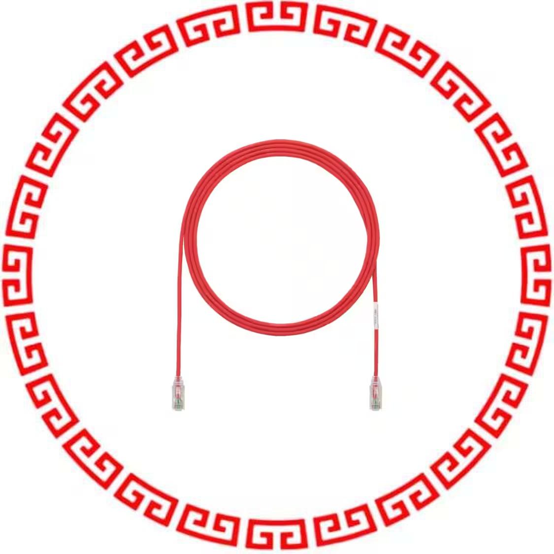 UTP28SP10RD COPPER PATCH CORD, CATEGORY 6 PE