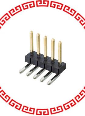 M50-3930542 CONN HDR 1.27MM R/A AU 5POS