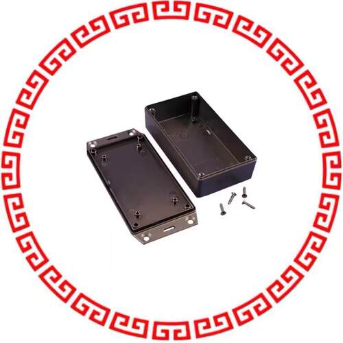 1591XXBSFLBK BOX PLASTIC BLK 4.48