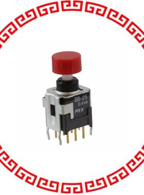 BB25AB-HC SWITCH PUSH DPDT 0.4VA 28V
