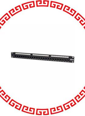 N254-024 PATCH PANEL 568A/B RJ45 1URM TAA