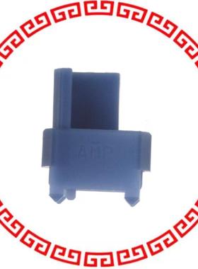 3-100525-2 CONN CODING KEY PLUG BRILLNT BLU