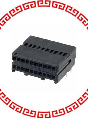 5-103911-2 CONN RECEPT .050 20POS R/A T/H
