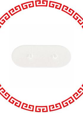 CI-192-028-SR INSULATOR CRYSTAL 2HOLE CLEAR