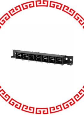 556882-7 CONN RCPT 7POS 11.18MM R/A SLDR