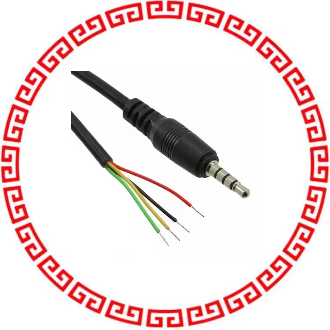 CA-354S CONN CABLE ASSY 3.5MM 4COND 6'