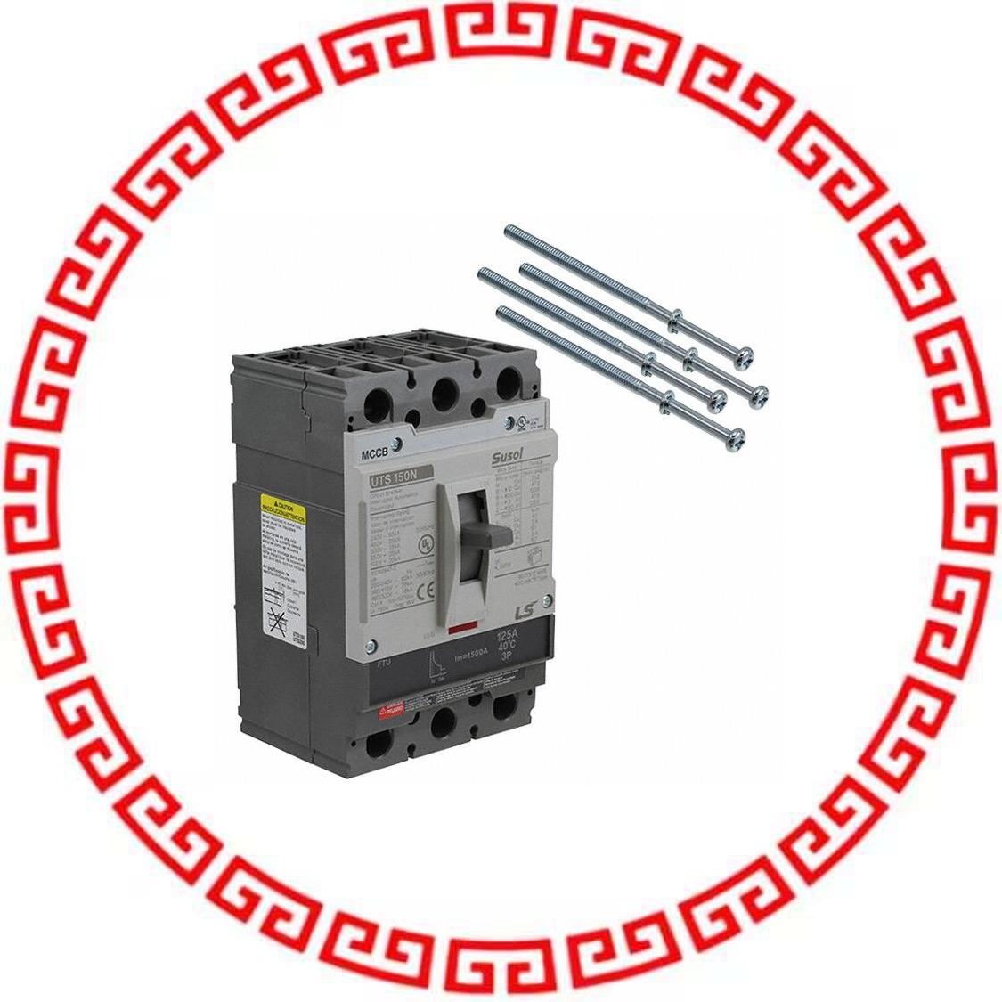 UTS150N-FTU-125A-3P-LL-UL CIR BRK THERM 125A 600VAC/600VDC