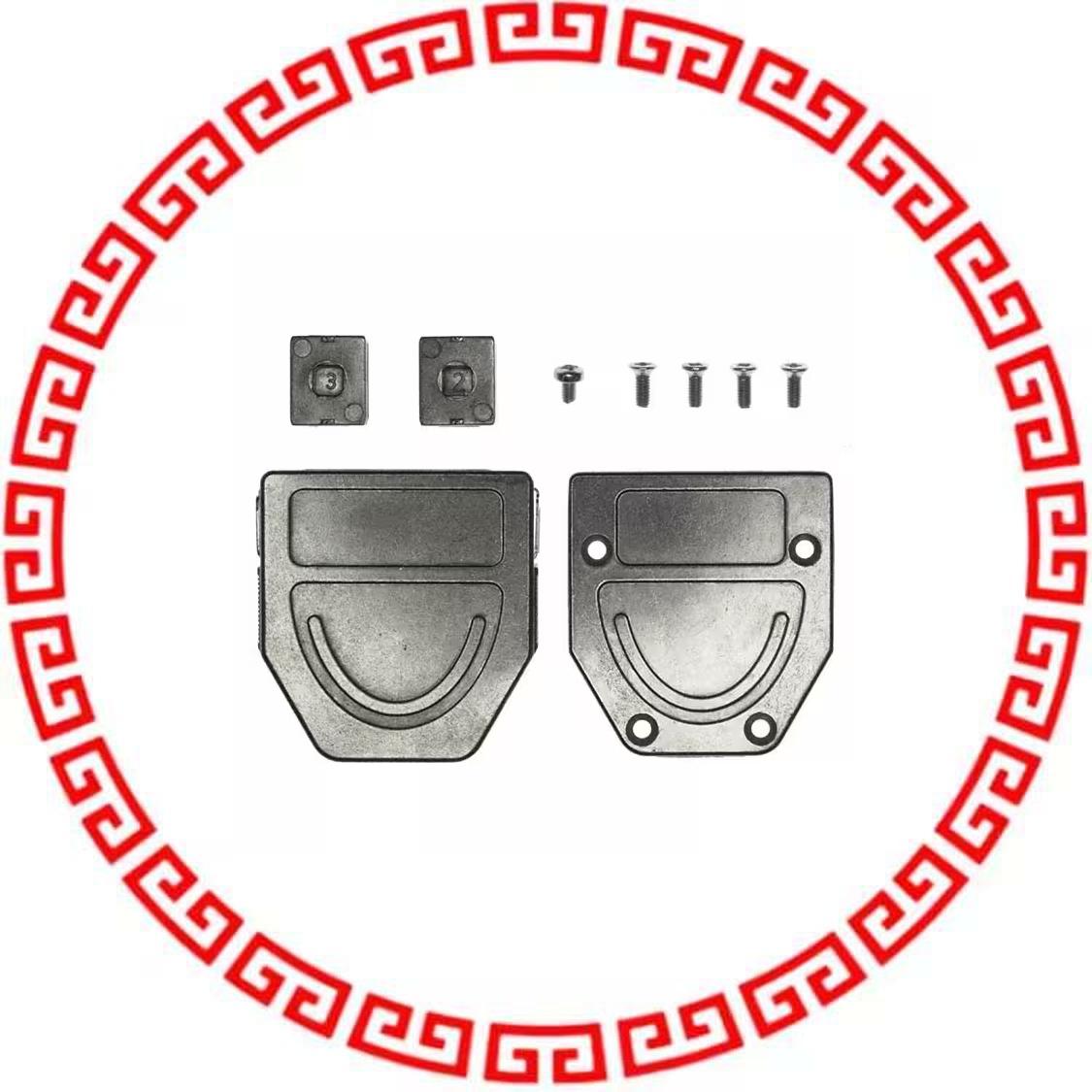 955-015-030R121 BACKSHELL 15POS Q-LOCK DIECAST