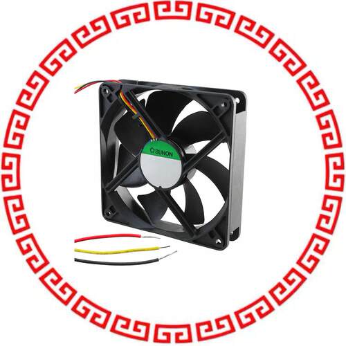 EEC0252B1-000U-G99 FAN AXIAL 120X25MM 24VDC WIRE