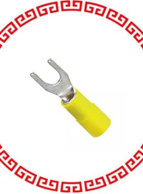 3240042 CONN SPADE TERM 10-12AWG M4 YEL