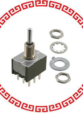 M2033SS1W03 SWITCH TOGGLE 3PDT 6A 125V