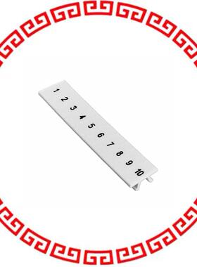 0808626:0001 ZACK STRIP 10-SECTION WHITE