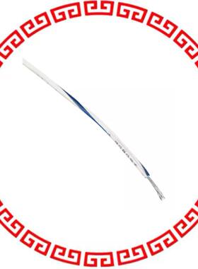 3050 WU005 HOOK-UP STRND 24AWG WHT/BLU 100'