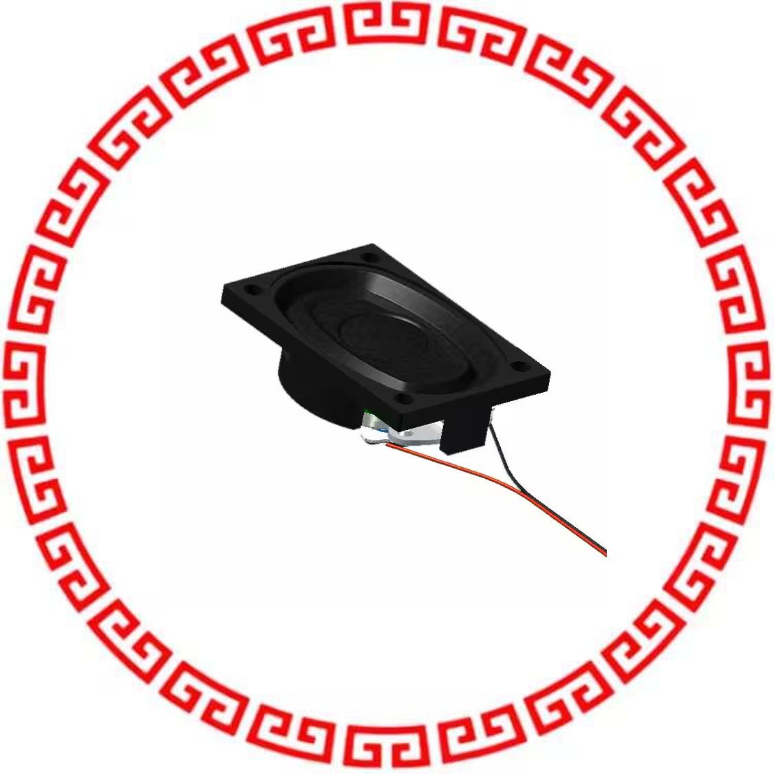 AS04004PO-2-LW152-WR-R SPEAKER 4OHM 3W TOP PORT 82DB