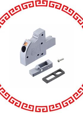 3056938 TERM BLK PUSH IN CLMP 1POS GRAY