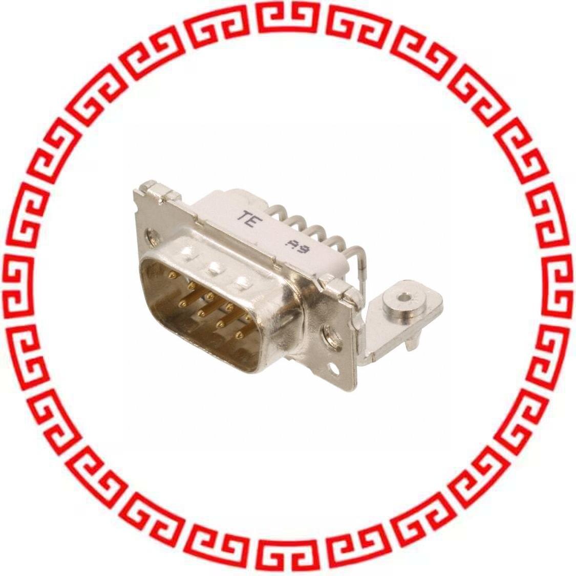 8-1393480-5 CONN D-SUB PLUG 9POS R/A SOLDER