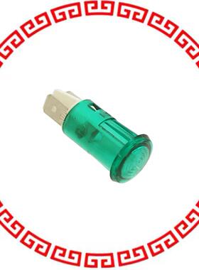 NL589C2G LAMP NEON PNL MNT 125V GREEN