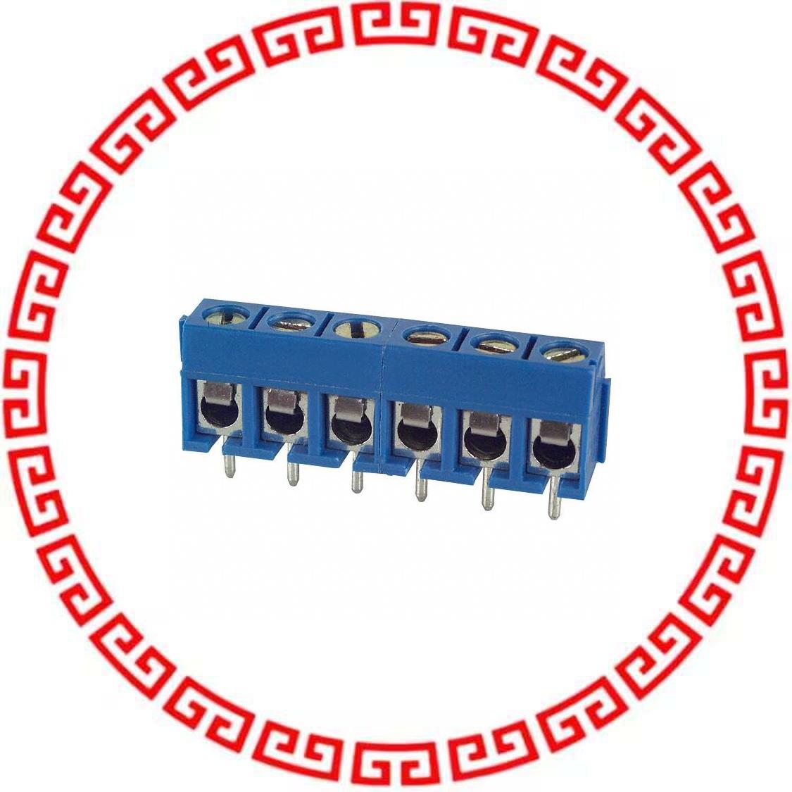 ED500/6DS TERMINAL BLOCK 5MM 6POS PCB
