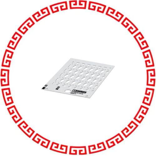 828771 CABLE MARKER CARD WHITE UNLABEL