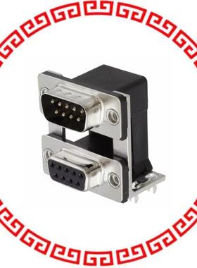 ASUB-277-09TP24 CONN D-SUB PLUG/RCPT 9POS R/A