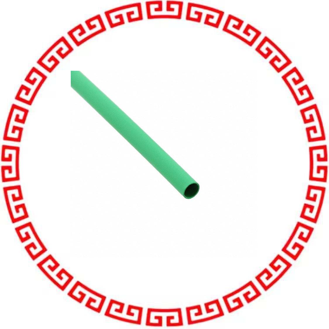 F2213/16 GR103 HEATSHRINK 3/16 IN X 4FT GREEN