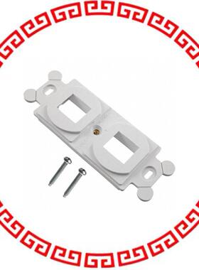 NK2106MFIW MOD FRAME SNGL GANG 2PORT WHITE